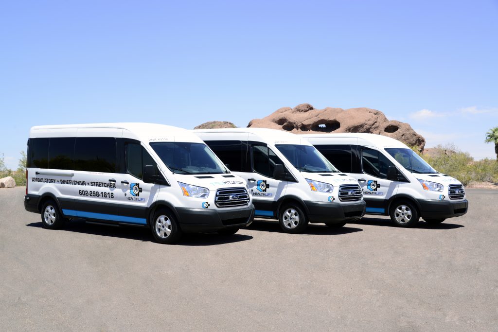 HealthLift Non Emergency Medical Transportation Phoenix Tucson AZ Arizona- Wheelchair Stretcher Accessible Van