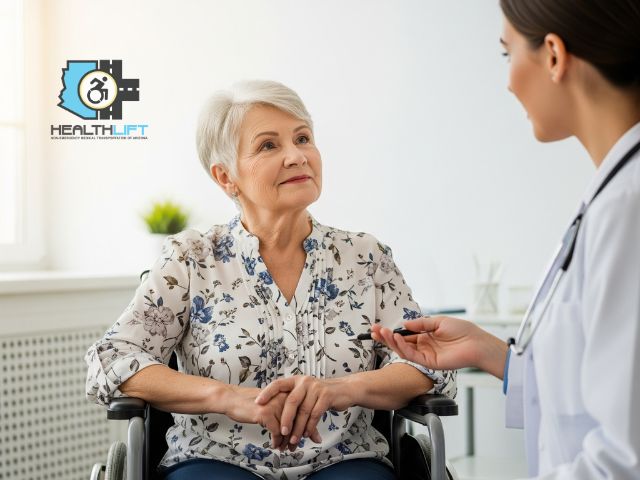 disabled-senior-wheelchair-nemt-medical-appointments Disabled Senior Who Uses Wheelchair NEMT for Medical Appointments