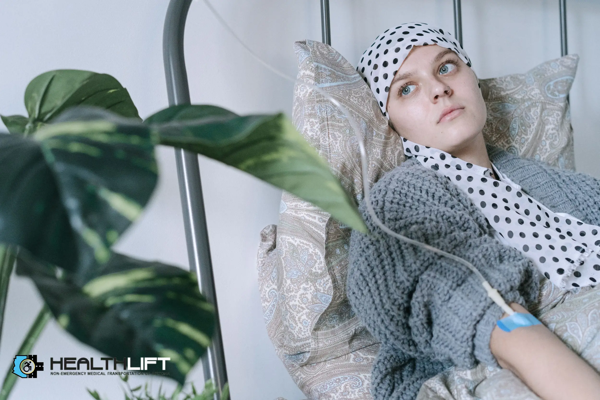 Patient Resting During IV Treatment